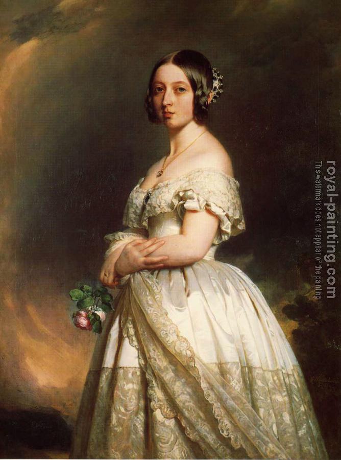 Franz Xavier Winterhalter : Queen Victoria II Franz Xavier Winterhalter : Queen Victoria II